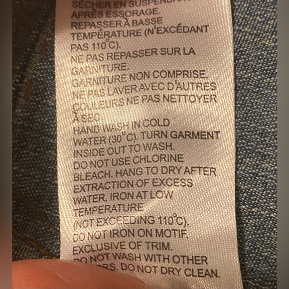 Stylin Chagall  Jean Jacket Blazer Womens Sz 12 - Picture 6 of 8